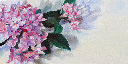 Pink Hydrangea Print